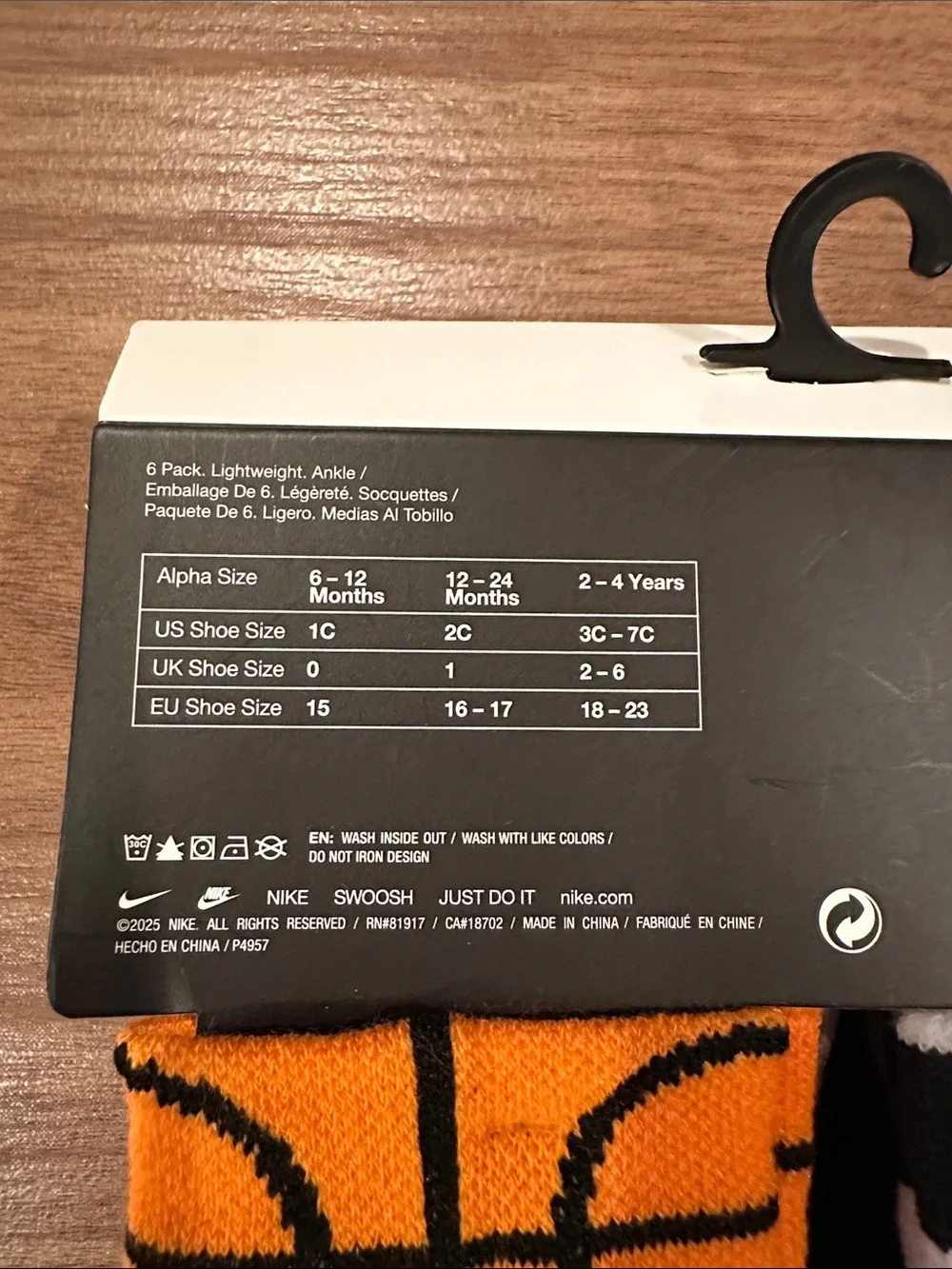Nike Sports Themed baby/kids socks